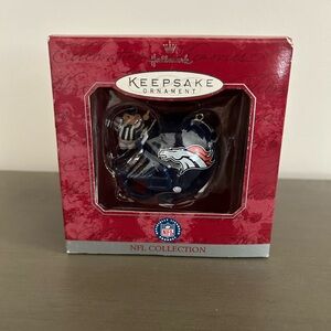 NWT Vintage Hallmark NFL Denver Broncos Ornament